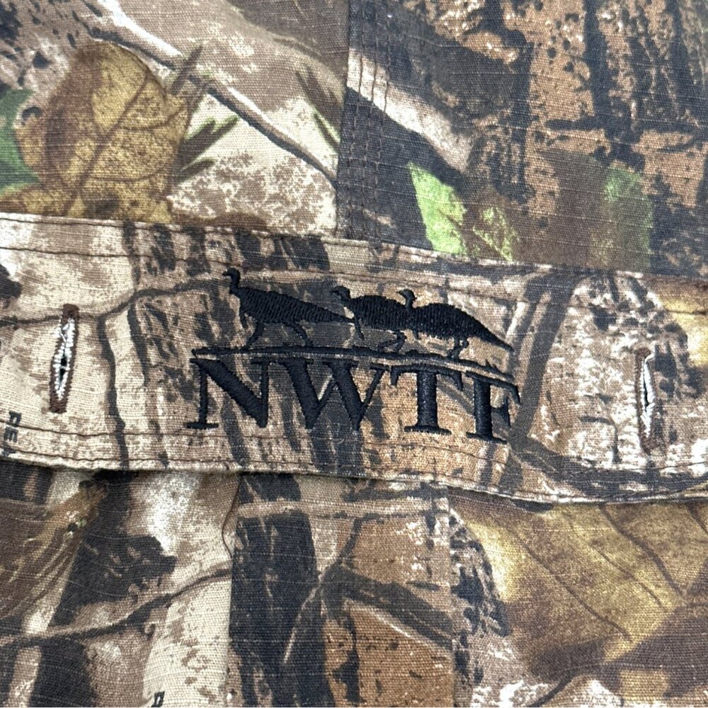 10X National Wild Turkey Federation (NWTF) Realtree APG Camo Cargo Pants SZ 2XL - Picture 4 of 12